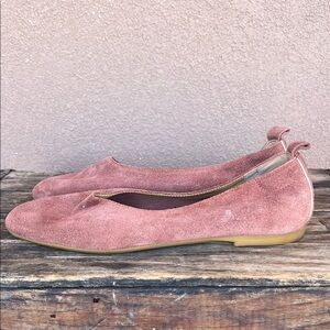 Everlane Dusty Rose Suede Flats